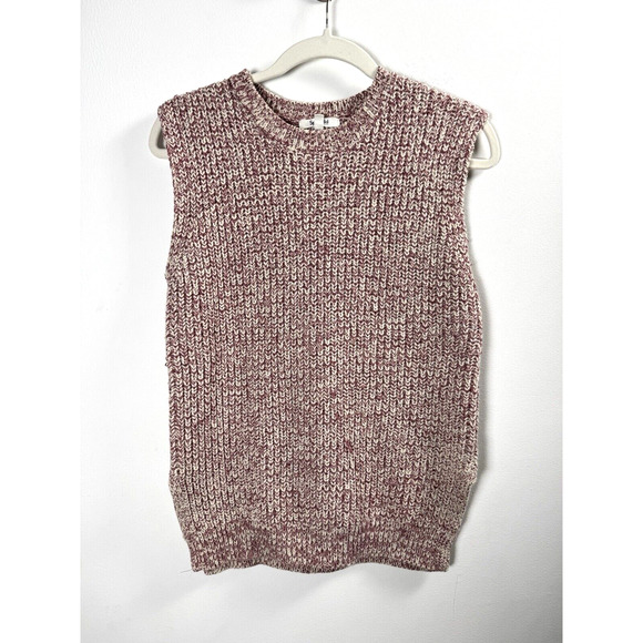 Splendid Sweaters - Splendid Chunky Knit Sweater Vest Preppy Academia Normcore Quiet Luxury Basic XS